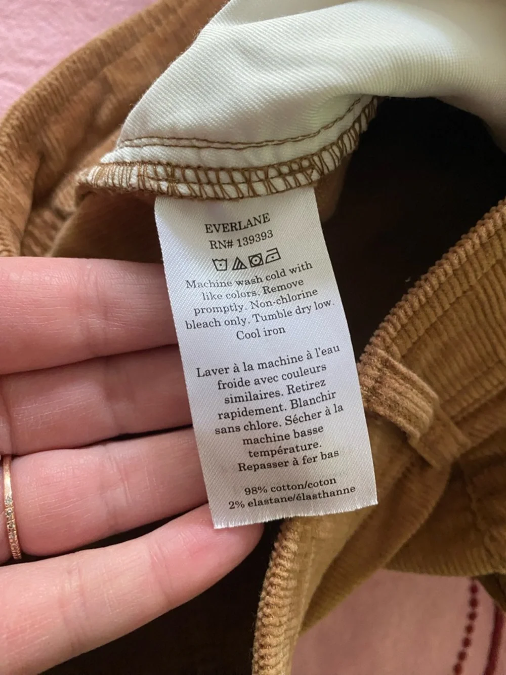Everlane The Sailor Pant in Toasted Coconut Brown Corduroy 6 - Picture 16 of 16